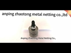 316L বোনা তারের জাল টুইন ওয়্যার / ডোগান ওয়্যার 0.18 মিমি ডায়া 38 মিমি প্রস্থ তাপ নিরোধক জন্য