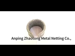 সাধারণ বোনা স্টেইনলেস স্টীল বোনা তারের জাল রোলস কাস্টমাইজড সাইজ সিলভার হলুদ