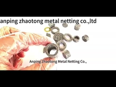 0.08mm-0.55mm ব্যাসার্ধের সাথে সূক্ষ্ম সরল বোনা তারের জাল