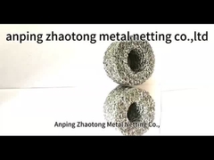 ডায়া 40 * 20mm সিলিন্ডার বোনা ওয়্যার এক্সস্পাস্ট জাল গ্যাসকেট সমর্থন রিং ক্ষার প্রতিরোধী