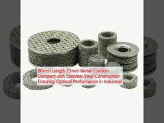 80 মিমি দৈর্ঘ্য 23 মিমি স্টেইনলেস স্টীল নির্মাণের সাথে ধাতব কুশন ড্যাম্পার শিল্পে সর্বোত্তম কর্মক্ষমতা নিশ্চিত করে