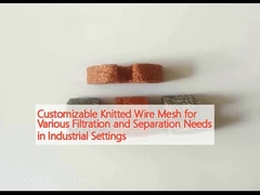 শিল্প সেটিংসে বিভিন্ন ফিল্টারিং এবং বিচ্ছেদ চাহিদা জন্য কাস্টমাইজযোগ্য বোনা তারের জাল