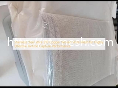 স্টেইনলেস স্টীল ওয়্যার 310 উচ্চ কার্যকর কণা ক্যাপচার পারফরম্যান্সের জন্য তামা বোনা ওয়্যার জাল