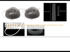 স্টেইনলেস স্টীল তারের সঙ্গে তরল ফিল্টার বর্গক্ষেত্র বোনা তারের জাল গ্যাসকেট