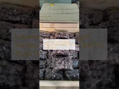 শক্ত দাগের জন্য ইন্ডাস্ট্রিয়াল 4*2mm স্ট্রেন্থ স্টেইনলেস স্টিল ক্লিনিং বল