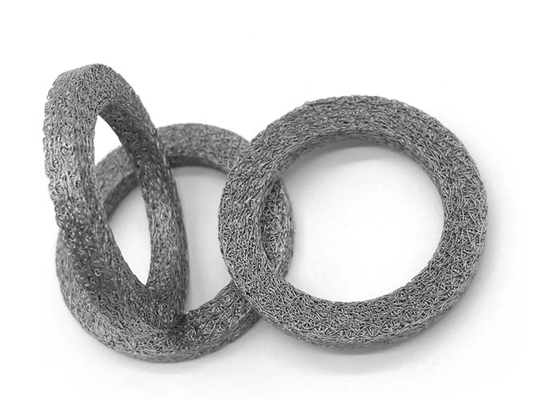 সিলভার হলুদ স্টেইনলেস স্টীল প্লেইন বোনা ওয়্যার রিং জাল কাস্টমাইজড ব্যাসার্ধ 5-300mm