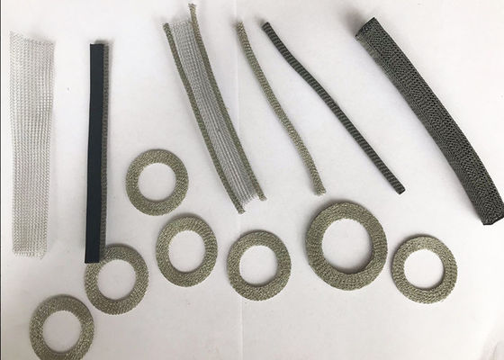 তারের ব্যাসার্ধ 0.08 - 0.5 মিমি কম্প্রেসড বুনন তারের জাল ফিল্টারিং শিল্পের জন্য