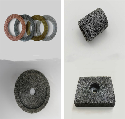 আয়তক্ষেত্রাকার বোনা তারের জাল গ্যাসকেট 0.05-0.5mm