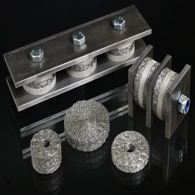 সাইলেন্সার পরিস্রাবণের জন্য 5-150 মিমি উচ্চ ডায়া 10-200 মিমি সংকুচিত বোনা তারের জাল