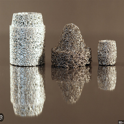 তারের ব্যাসার্ধ 0.08 - 0.5 মিমি কম্প্রেসড বুনন তারের জাল ফিল্টারিং শিল্পের জন্য