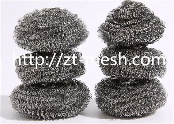 3*5cm Heavy-Duty 410/430 Stainless Steel Cleaning Ball and Wire Brush for Kitchen Scrubber