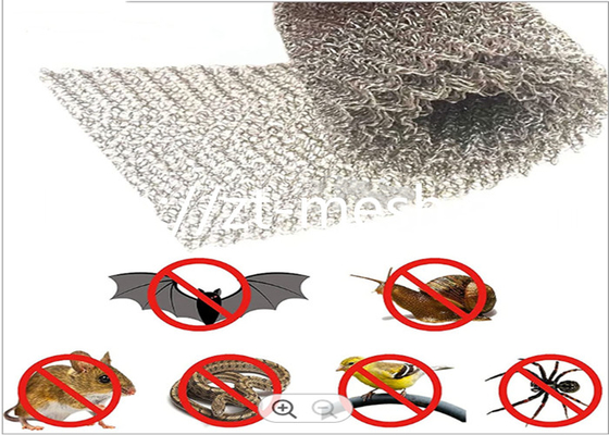 Weave Style Knitting Mesh Knitted Wire Mesh for Woven Technique and Stainless Steel Wire