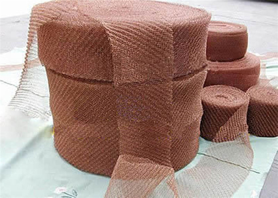 প্রস্থ 2.5-60cm নিটেড কপার মেশ আরএফ ইমি শিল্ডিং