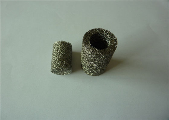 OD25 মিমি সংক্ষেপিত বোনা তারের জাল ফিল্টার গ্যাস তরল 0.55 মিমি 100 মেশ / ইঞ্চি