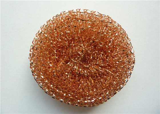 হাঁড়ি রান্নাঘর পরিষ্কারের জন্য টেকসই 40g ধাতব কপার জাল স্কুয়ার