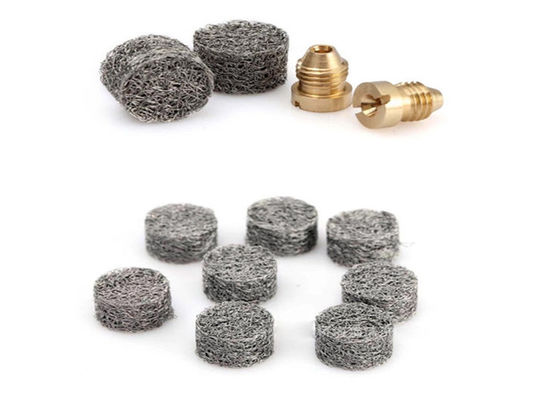 0.12 মিমি ই এম সংকুচিত বোনা তারের জাল রিং ফোম ফিল্টার চাপ ধাবক