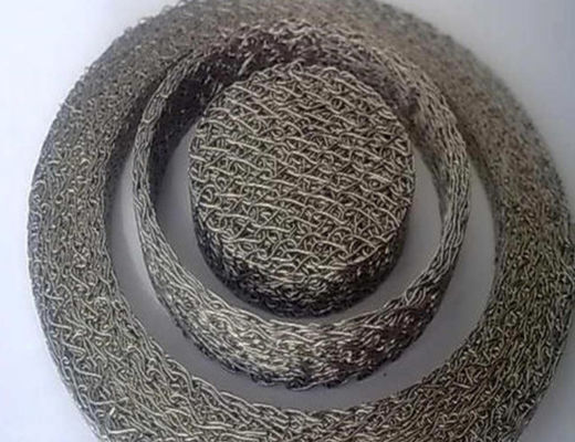 60 * 40 * 20 মিমি বোনা তারের জাল গ্যাসকেট শকপ্রুফ 30 মিমি অটোমোবাইল মাফলারগুলির জন্য