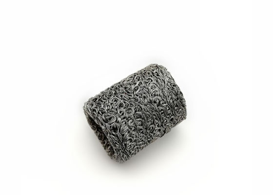 দিয়া 40 * 20 মিমি সিলিন্ডার বোনা তারের এক্সস্টাস্ট জাল গ্যাসকেট সাপোর্ট রিংগুলি ক্ষার প্রতিরোধী