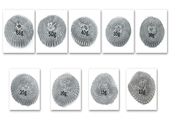 20g গ্যালভানাইজড স্টিল ওয়্যার বল ক্লিনিং, মেশ স্কোয়ার ক্লিনিং বল