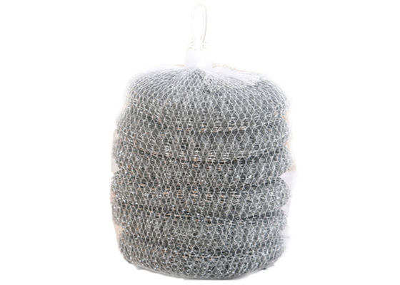 ডায়া 6 * 6 মিমি 9 জি স্ক্রাবার ক্লিনিং বল স্টেইনলেস স্টিল রান্নাঘর সরঞ্জাম