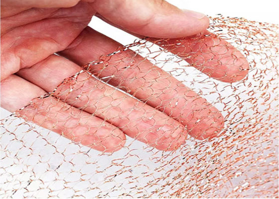 30 মি কপার বোনা জাল 10 15 20 সেমি প্রস্থ 0.20 মিমি ওয়্যার দিয়া rugেউতোলা পৃষ্ঠ