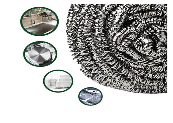 ভারী দায়িত্ব 410 স্টেইনলেস স্টিল ক্লিনিং বল 23 জি ডায়া 7 সেমি সিলভার রঙ