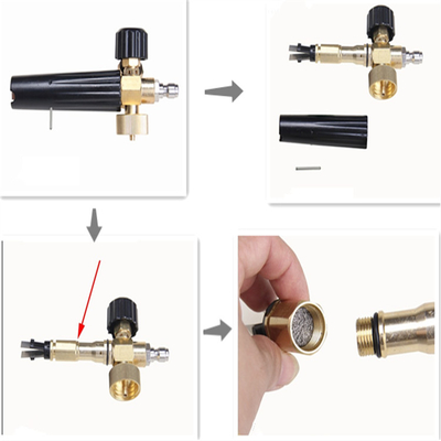 ব্যাস 18.3 মিমি নলাকার ফেনা বোনা তারের জাল ফিল্টার বেধ 31 মিমি