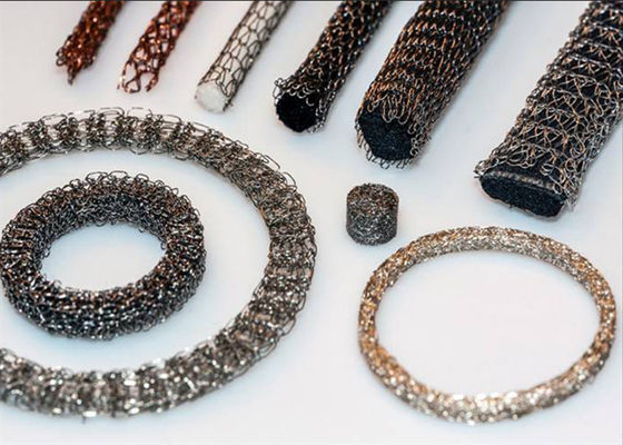 সিলভার এবং সাদা তামা দিয়ে ফিল্টারিং 0.11mm তারের ব্যাসার্ধের বোনা তারের জাল