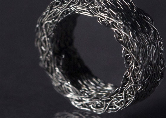 অটোমোবাইলের জন্য উচ্চ স্তরের মেটাল দিয়া 25 মিমি সংকুচিত বোনা তারের জাল