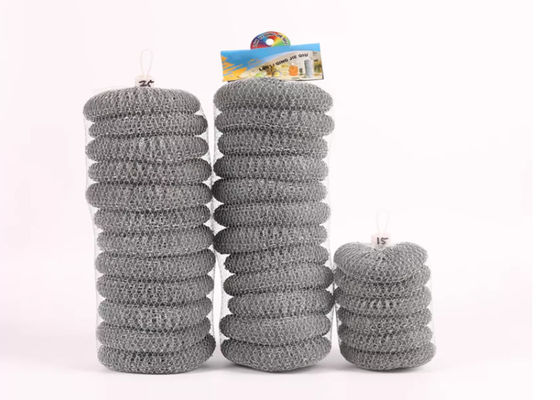 রান্নাঘরের জন্য সর্পিল স্ক্রাবার ক্লিনিং 316 স্টেইনলেস স্টিল স্কোরিং বল