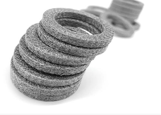 সিলভার হলুদ স্টেইনলেস স্টীল প্লেইন বোনা ওয়্যার রিং জাল কাস্টমাইজড ব্যাসার্ধ 5-300mm