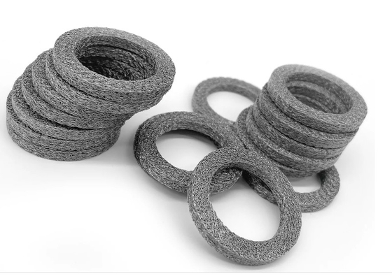 সিলভার হলুদ স্টেইনলেস স্টীল প্লেইন বোনা ওয়্যার রিং জাল কাস্টমাইজড ব্যাসার্ধ 5-300mm