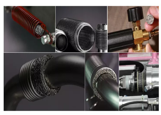 200 মাইক্রোন সংকুচিত বোনা তারের জাল 304 316 স্টেইনলেস স্টীল