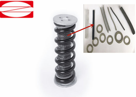 সাইলেন্সার পরিস্রাবণের জন্য 5-150 মিমি উচ্চ ডায়া 10-200 মিমি সংকুচিত বোনা তারের জাল