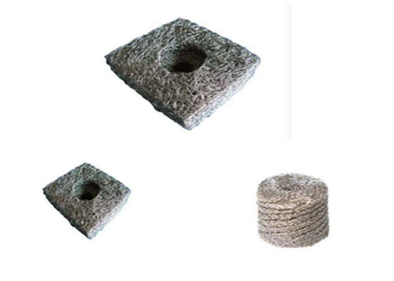 100*41*25.6mm Stainless Steel Compressed Knitted Wire Mesh Wire Mesh Exhaust Gaskets  OEM